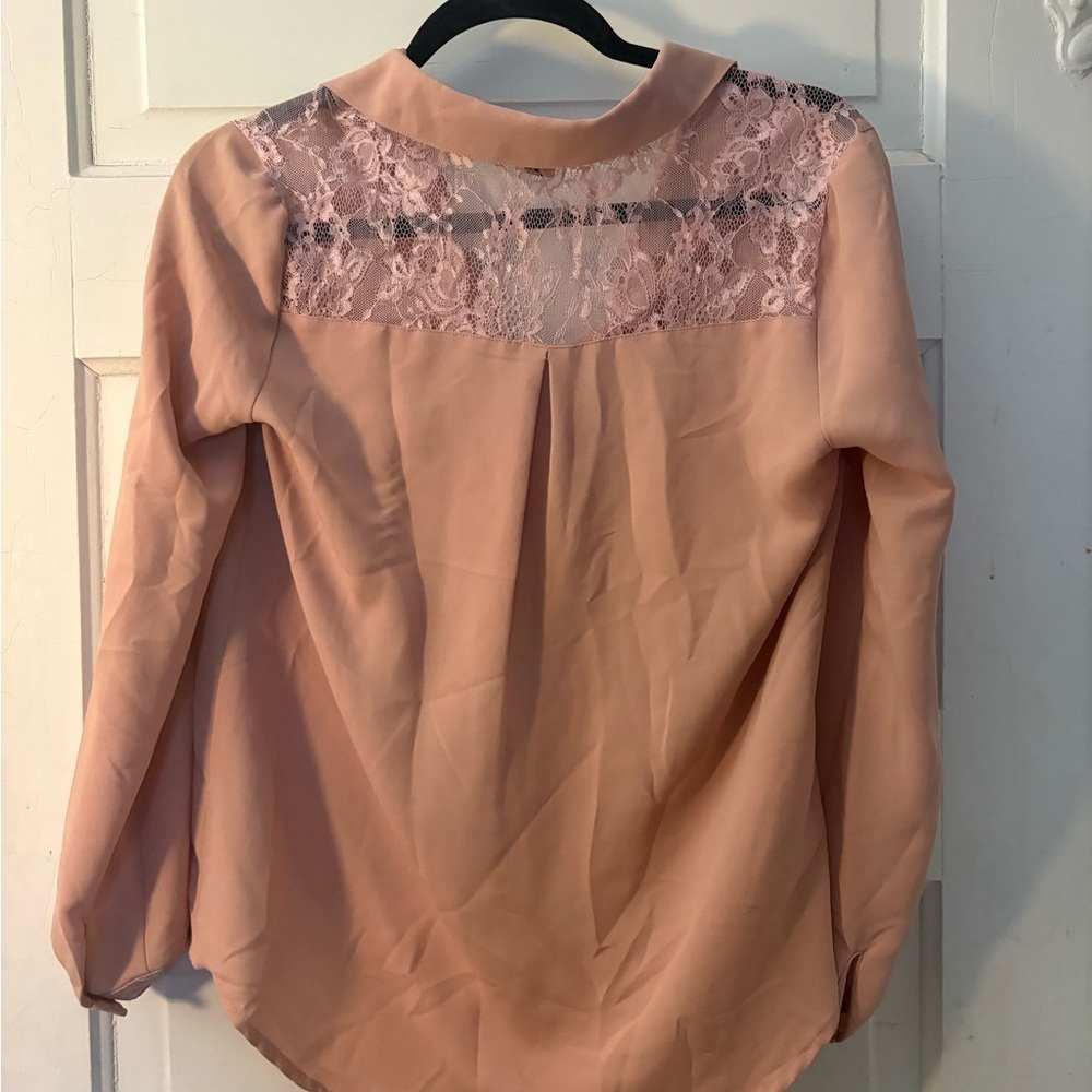 Forever 21 Light Pink Blouse - Picture 2 of 3